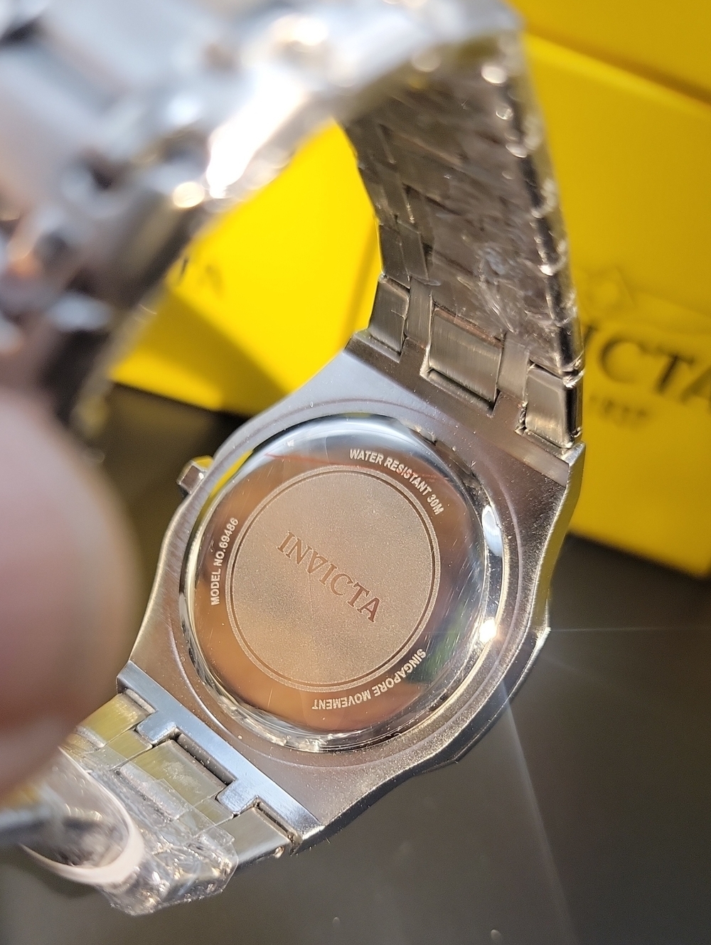 🏁 NEW Invicta Speedway Rim White Brake Caliper Men's Watch - 42mm Steel 69486 - Picture 10 of 12